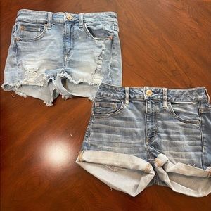2 pairs of American Eagle Jean Shorts